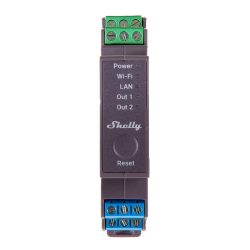 Przekaźnik SHELLY Pro 2 Wi-Fi/LAN na szynę DIN 2-kanał