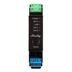 Przekaźnik SHELLY Pro 2PM Wi-Fi/LAN DIN 2-kanał pomiar